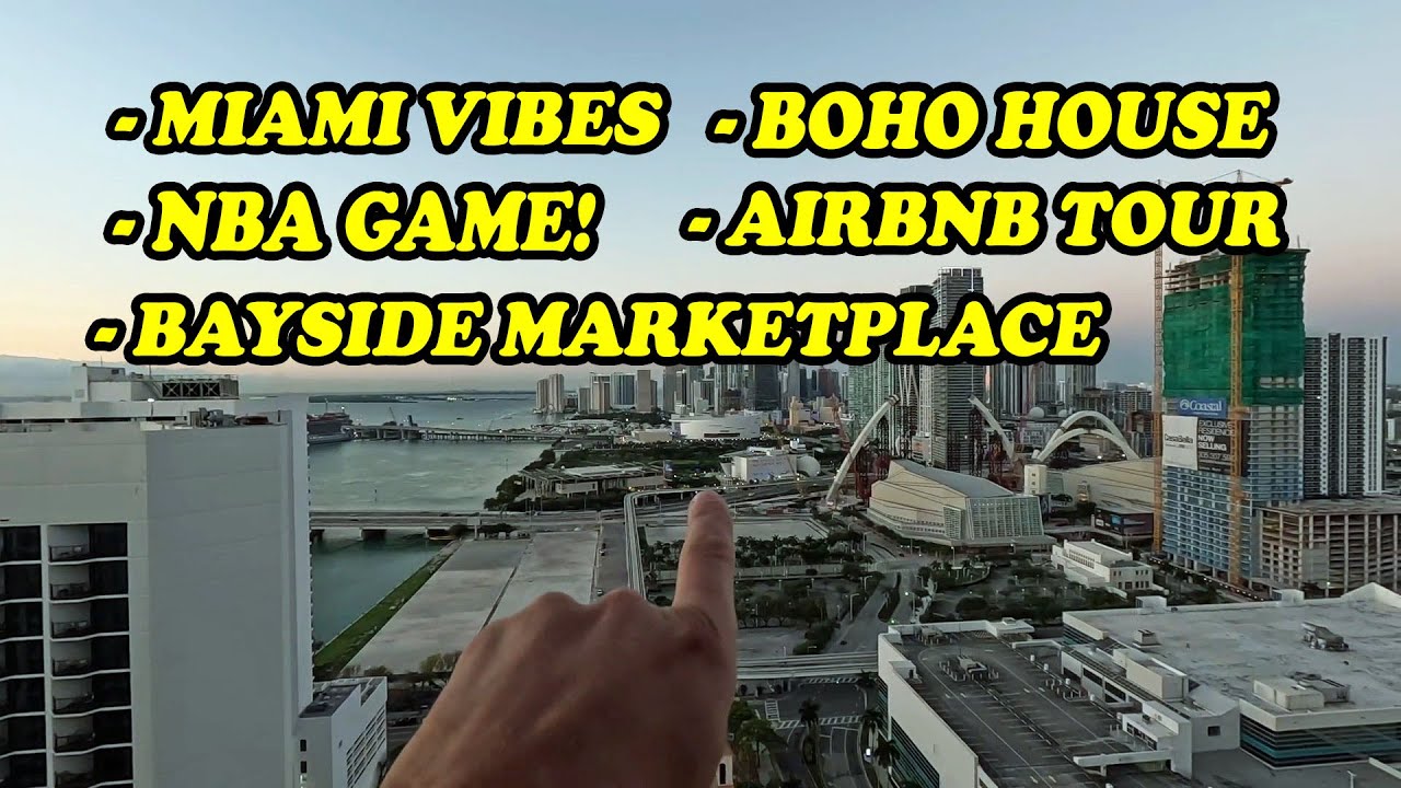 Miami Vlog 🌴 | Airbnb Tour, NBA Game & Miami Hotspots | Sunkissed Family