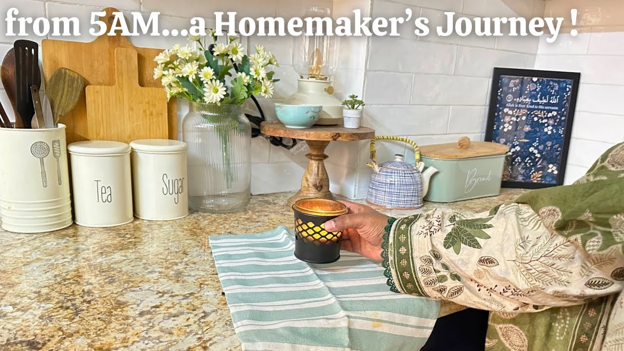 The Silent Journey of Every Homemaker 🌱Morning Cleaning Routine For Neat & Organized Home 