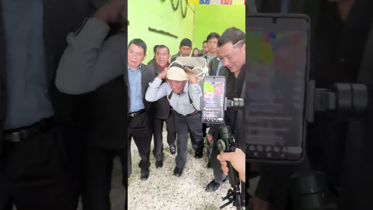 Luis Cipriano, trasladó la piedra mayor de los Cristos de la Justicia en San Juan Sacatepéquez