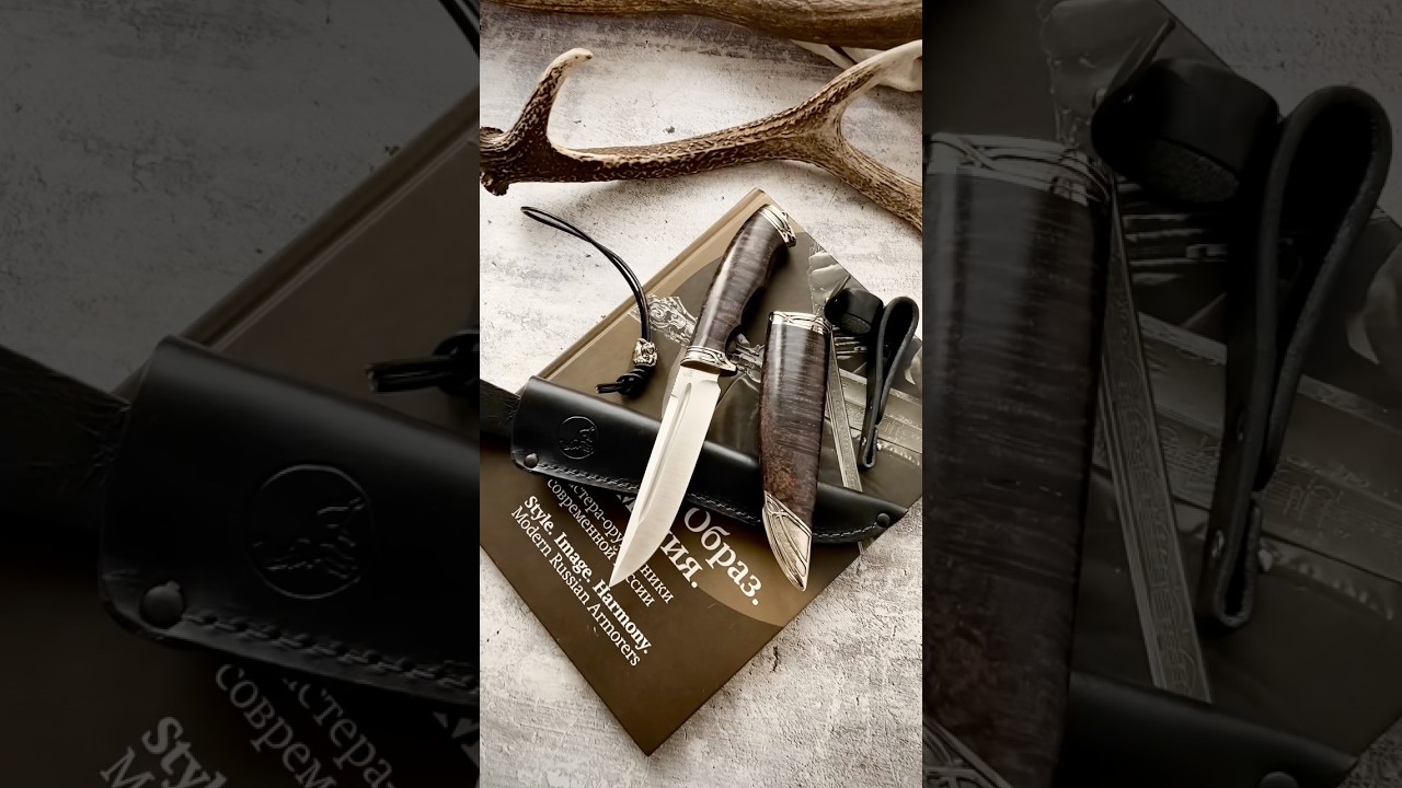 🤵&zwj;♂️Солидный нож для солидных людей М398#ножиназаказ #ножиручнойработы #кузница #клинок #охота #топ