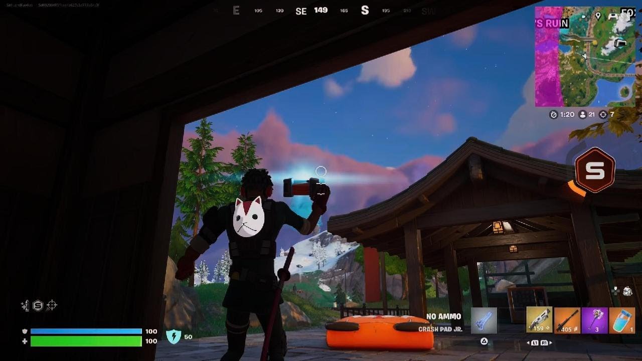 Белый Рейнджер на 6 уровней дальше -Fortnite-