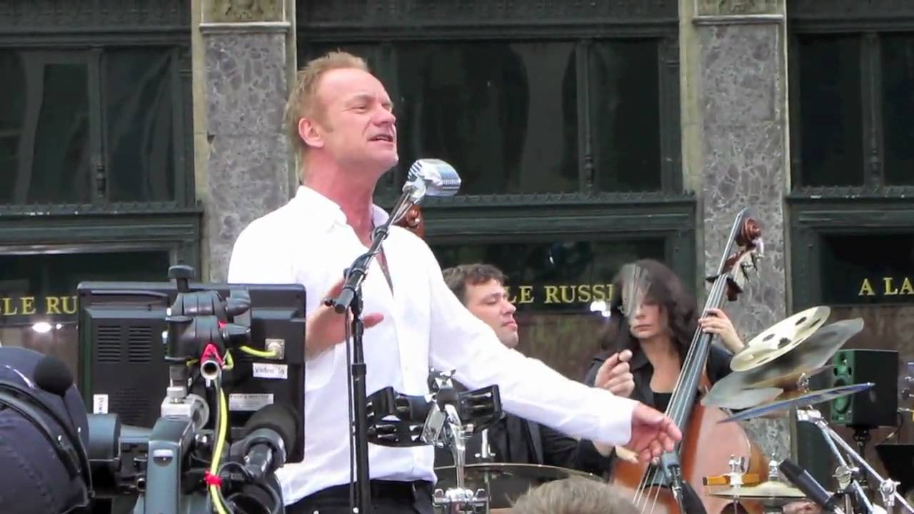 Sting performs 