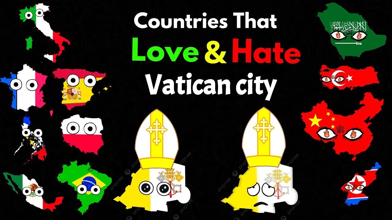 Countries That Love Hate Vatican city by Tommy and plushies