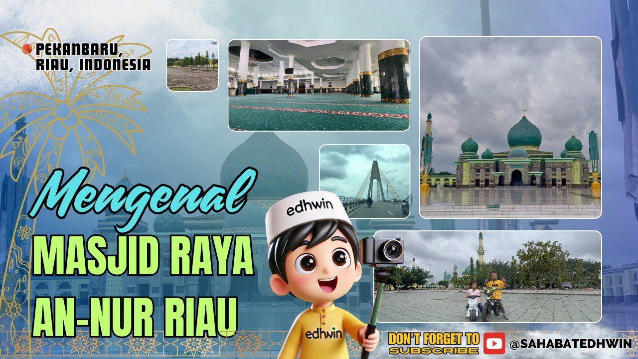 MASJID TERMEGAH DI RIAU! | Jelajah Masjid An-Nur 🕌 | Taj Mahal Versi Indonesia?