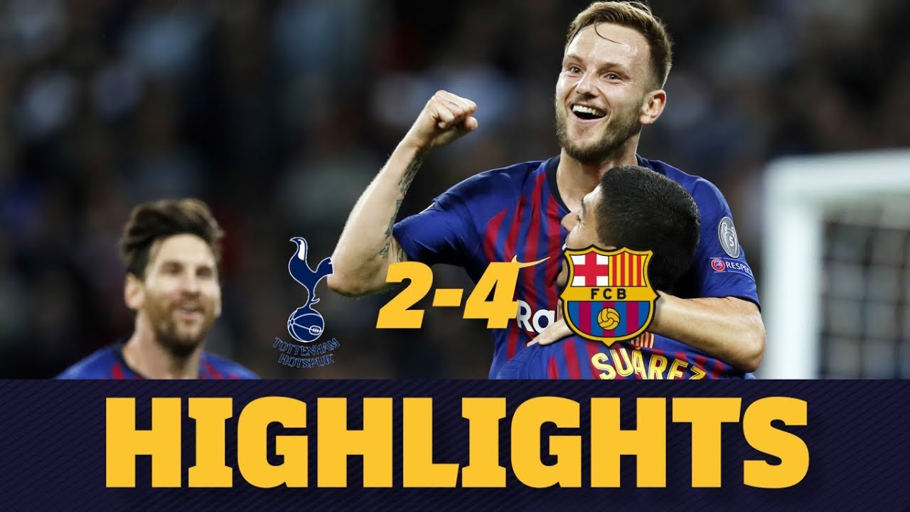 TOTTENHAM 2-4 BARÇA | Match highlights