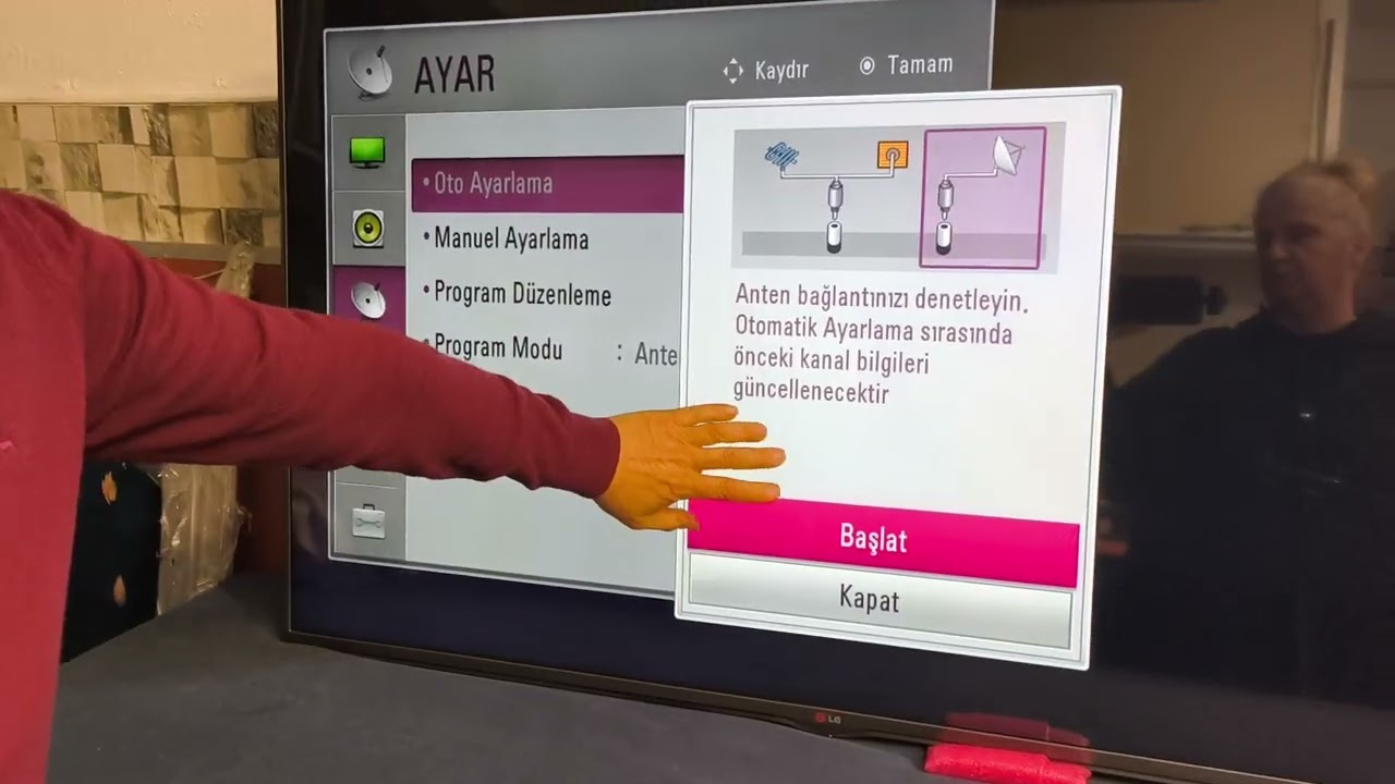 55LB620V  MODEL  LG TV UYDU KANAL AYARI VE KANAL TAŞIMA