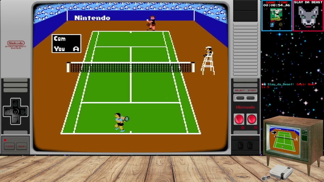 NES Black Box Series - Tennis  (1st Playthrough Part 2)