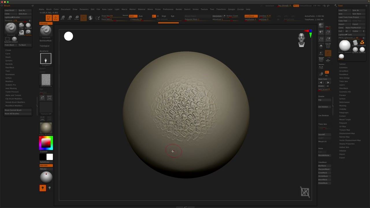 Intro to ZBrush 42  Alpha Creation