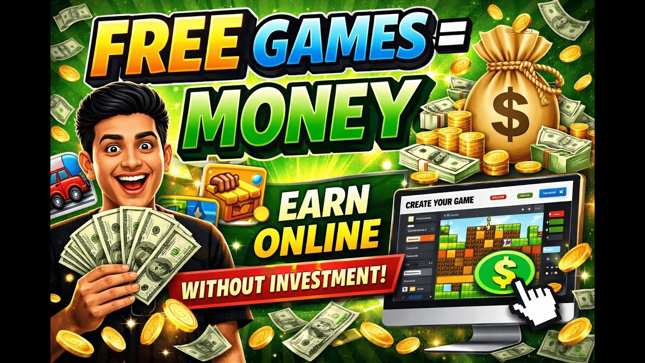 How This Website Lets You Earn Money from Free Games 💰