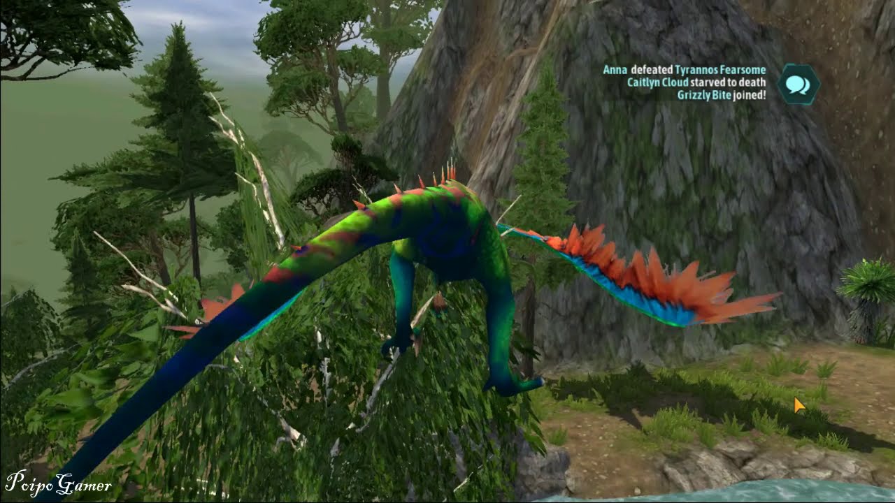 Walking in the sky with my velociraptor
