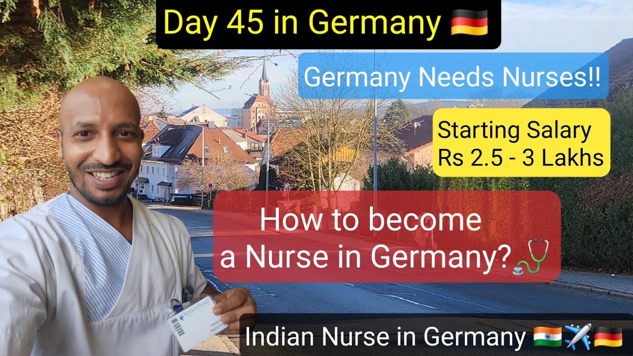 Day 45 🇩🇪 How to become a Nurse in Germany?🩺 Must Watch! 🔥 Vacancie are Open! 😍 Indian Nurse 🇮🇳✈️🇩🇪