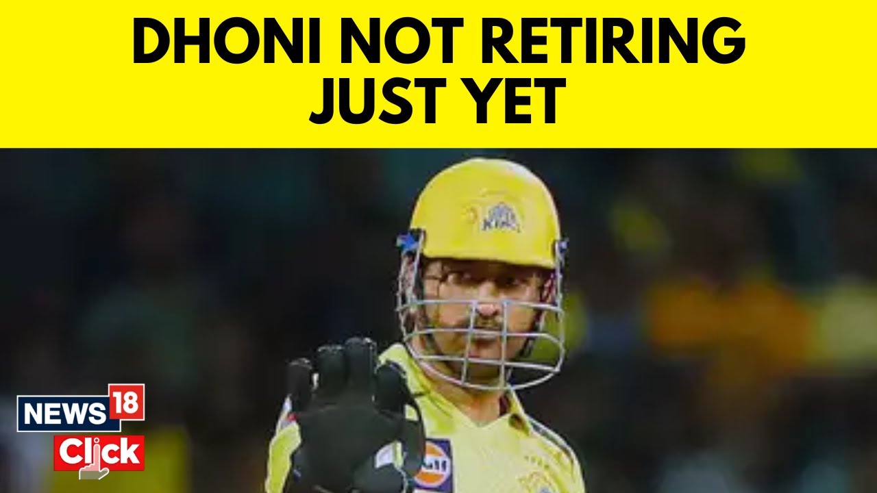 Sports News | MS Dhone | Cricket News | MS Dhoni On His IPL Retirement Plans | English News | News18