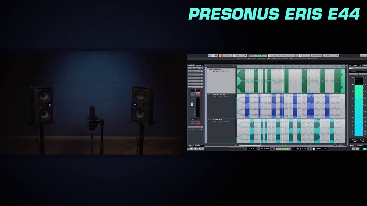Студийные мониторы IK MULTIMEDIA iloud MTM сравниваем с Presonus ERIS E44