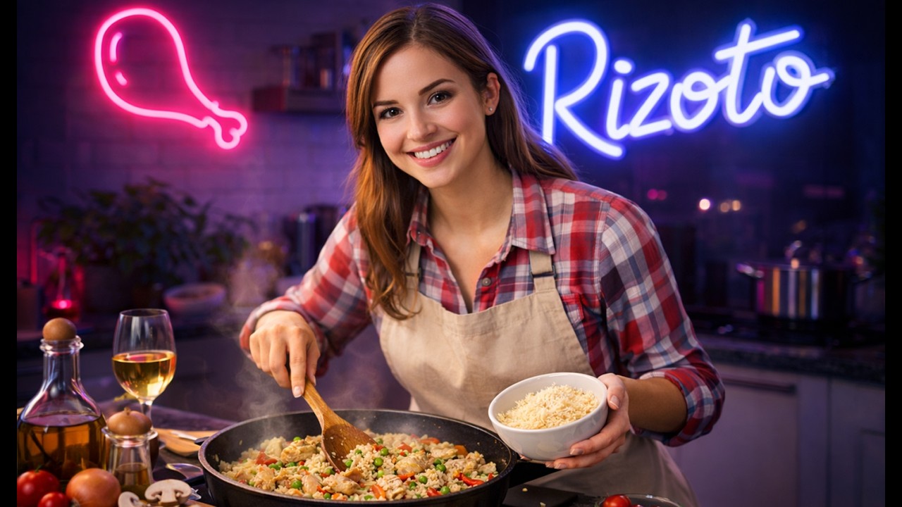 🍳 Večeře LIVE: Dělám kuřecí rizoto krok za krokem