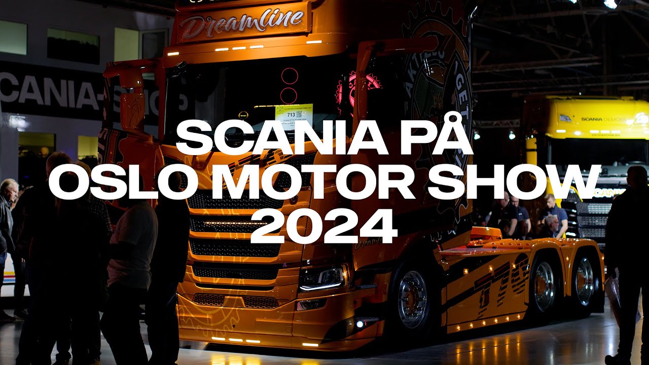 Norsk Scania p&aring; Oslo Motor Show 2024