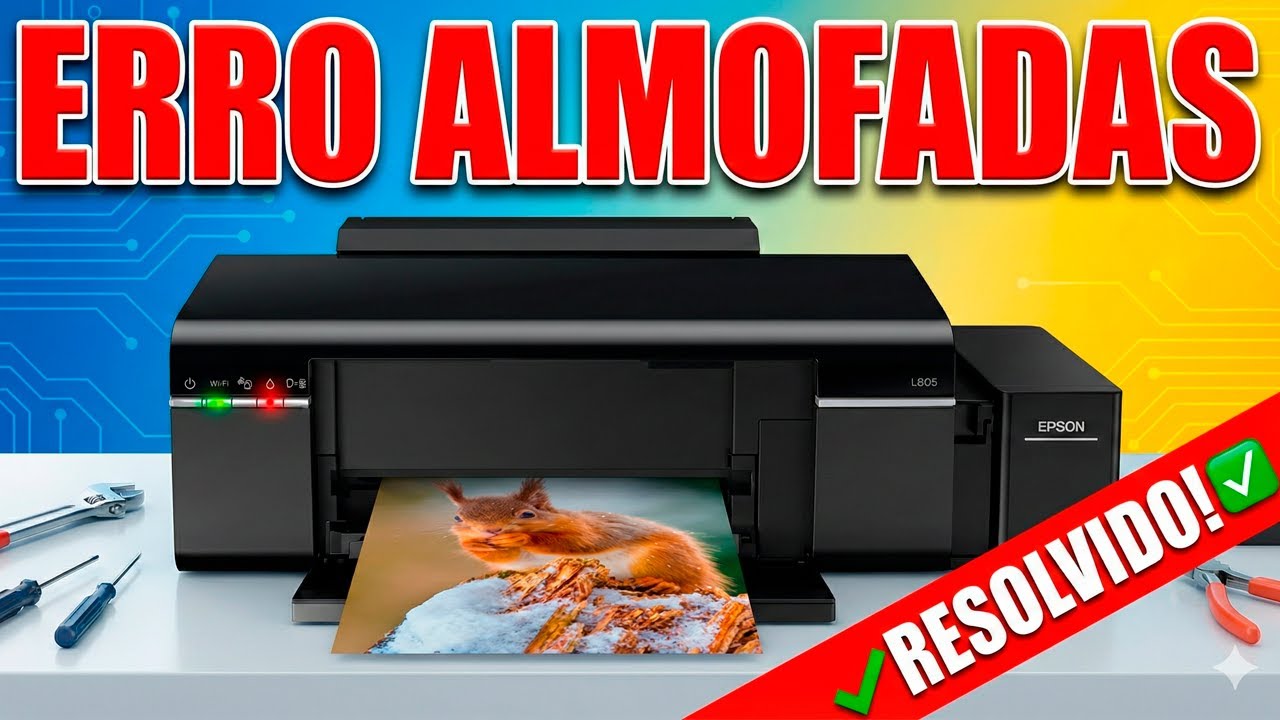 Veja Como é Fácil RESETAR o Contador de Impressões da Epson L805, Reset IMPRESSORA Epson L805