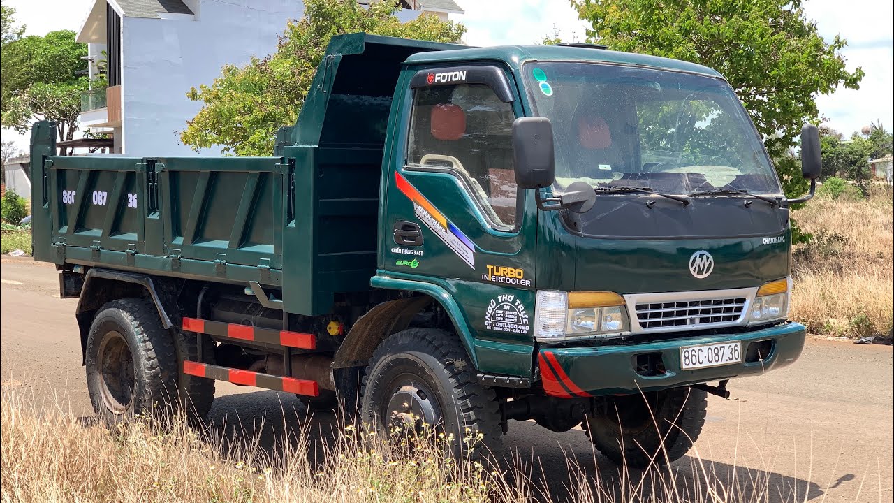 Xe ben 2 cầu, Chiến thắng, 3.5T, đời 2011, thùng 4.7 khối, giá chỉ hơn 100 triệu,