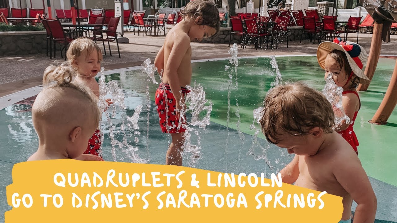 The Quadruplets & Lincoln go to Disney’s Saratoga Springs Resort