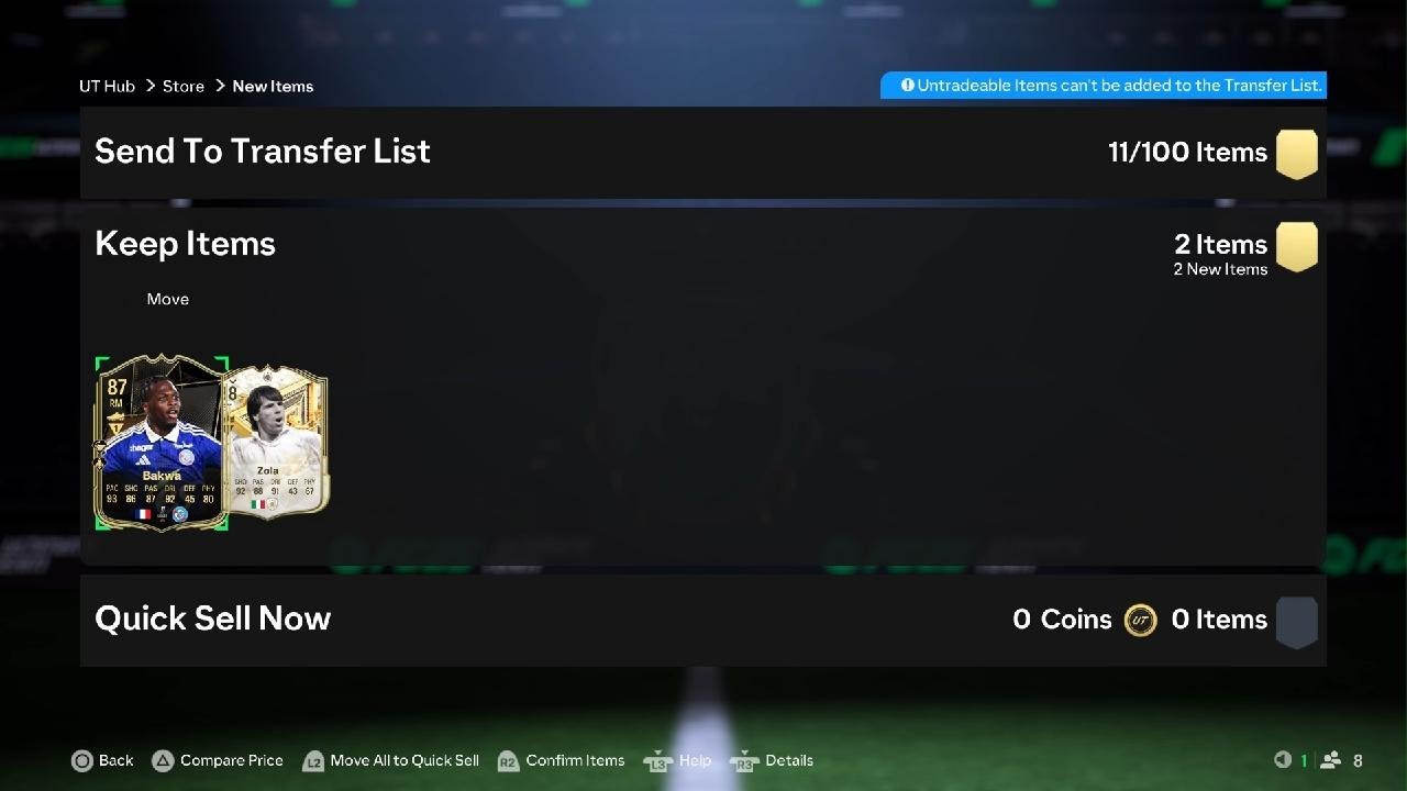 Open Your 86x2 Rare Gold Players Pack