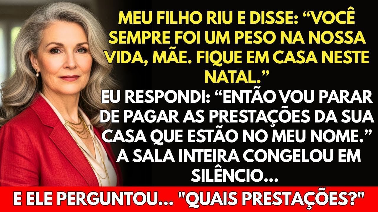 Meu filho me deixou sozinha no Natal... no dia seguinte, uma carta o estava esperando