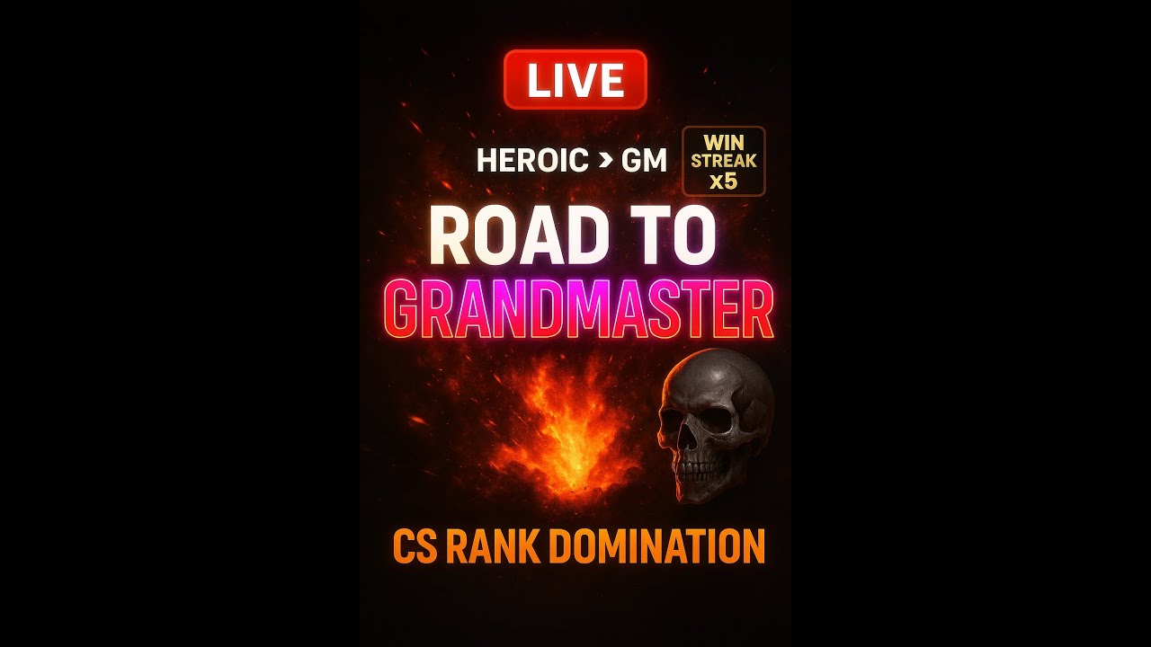 FREE FIRE 🔴 LIVE 2026 | Grandmaster Push 🚀 Hindi Gameplay | Vertical Stream #freefirelive