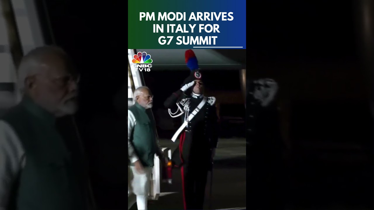 G7 Summit | PM Modi Arrives In Italy For G7 Summit, To Meet World Leaders Today | N18G | CNBC TV18