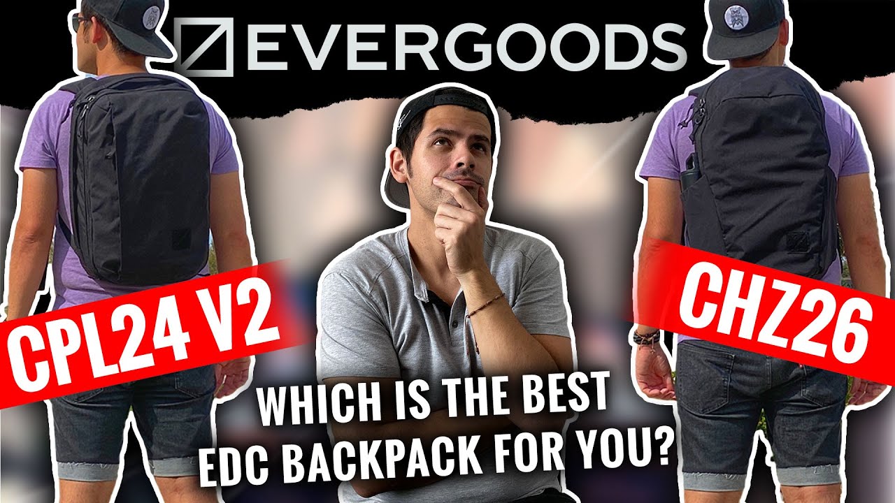 Лучшая минималистичная сумка для повседневного ношения? Сравнение Evergoods CPL24 V2 и CHZ26