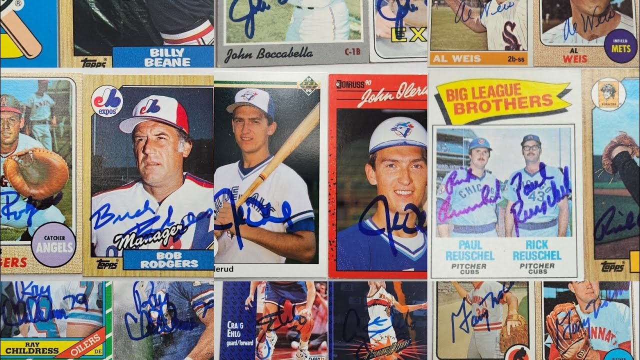 My Weekly TTM Autograph Haul #13 - 28 Returns (John Olerud, NFL HOFer, & more Vintage)