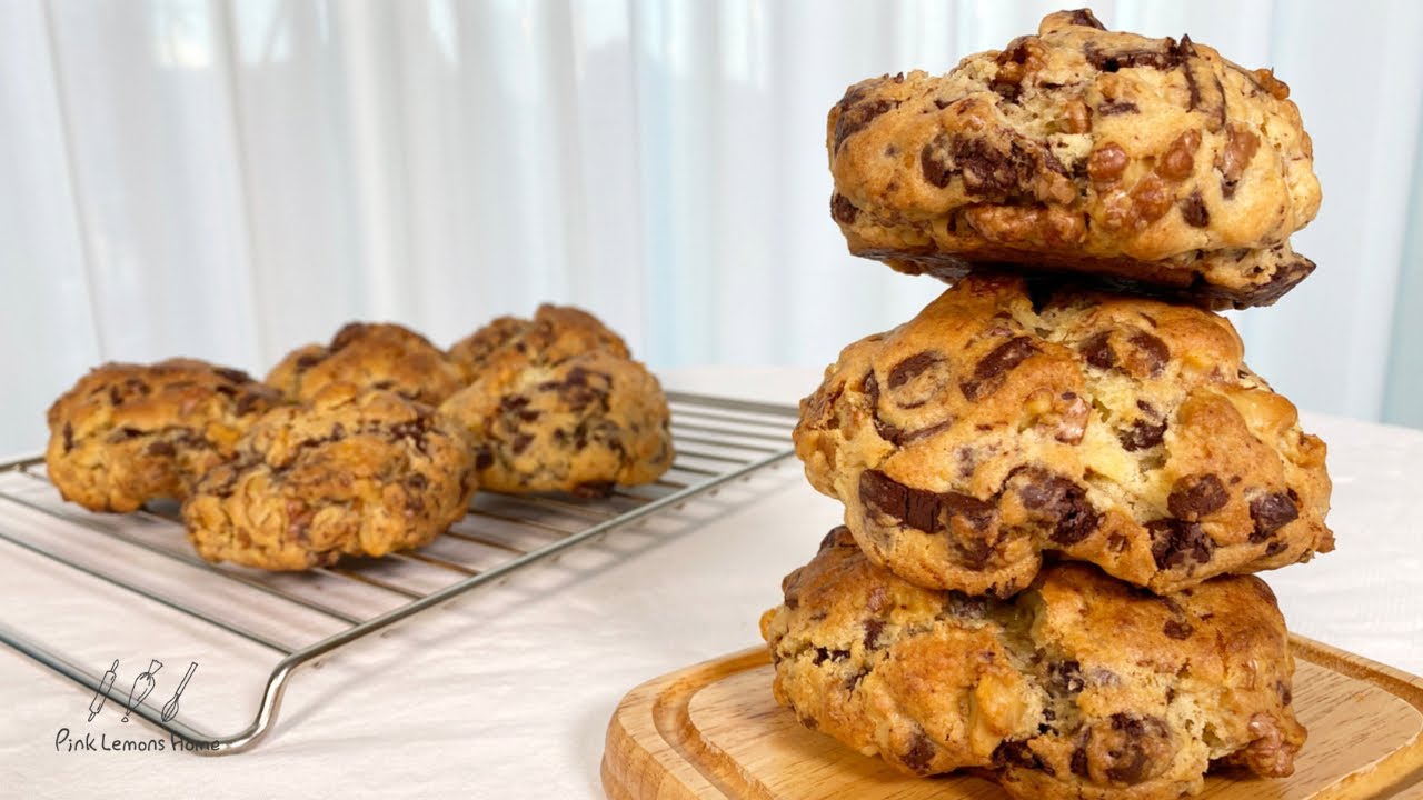 sub)무조건 성공하는 르뱅쿠키 만들기 | 쫀득 촉촉한 초코칩 쿠키 | 초간단 | levain bakery cookie recipe | chocolate chip cookies