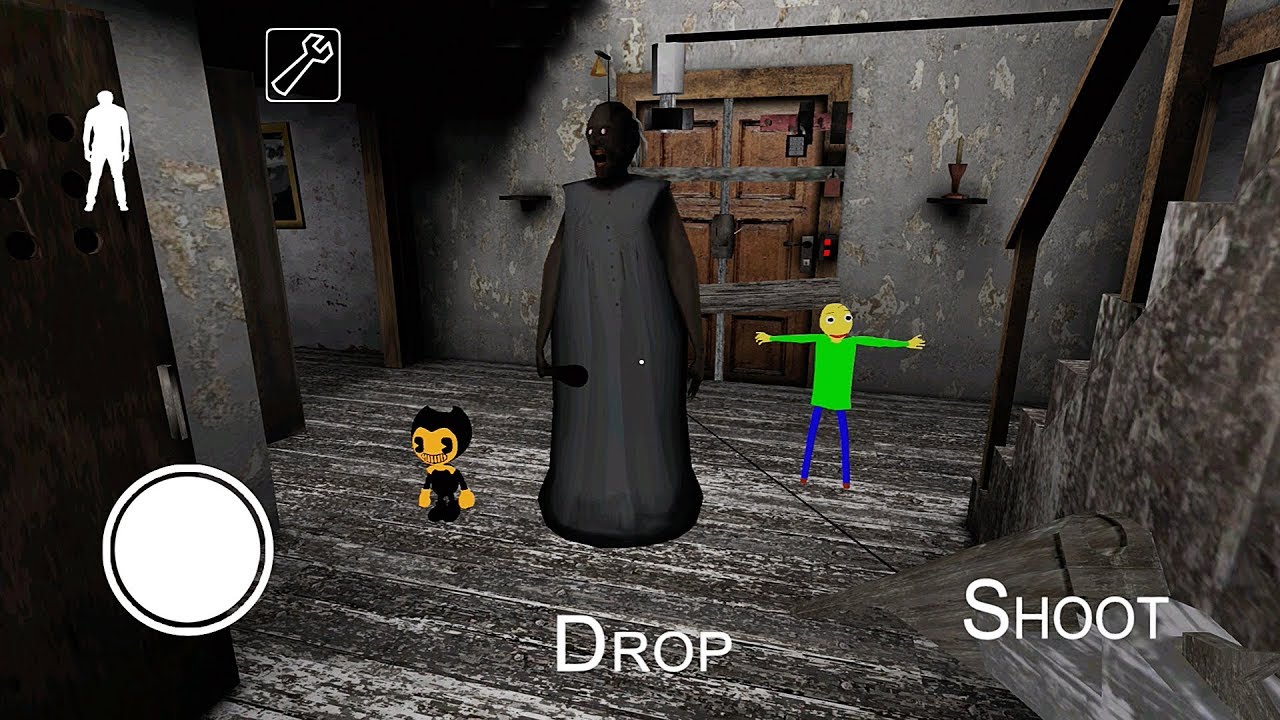 SPAWNING IN BENDY + BALDI AND KILLING THEMI!! | Granny (Horror Game)