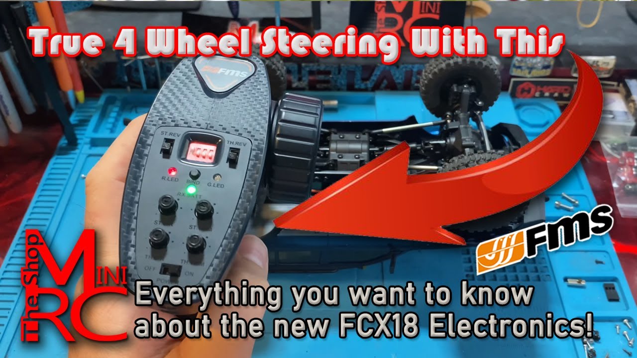 FCX18 - True 4 Wheel Steer Mixing & More w/ the Stock V5 Remote & Receiver!!! (CR18P & FX118 Too!)