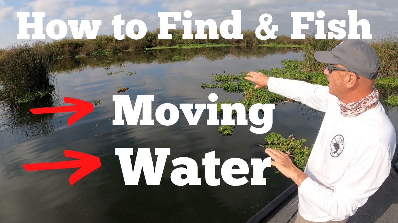 How to find & fish moving water - learn the cuts.