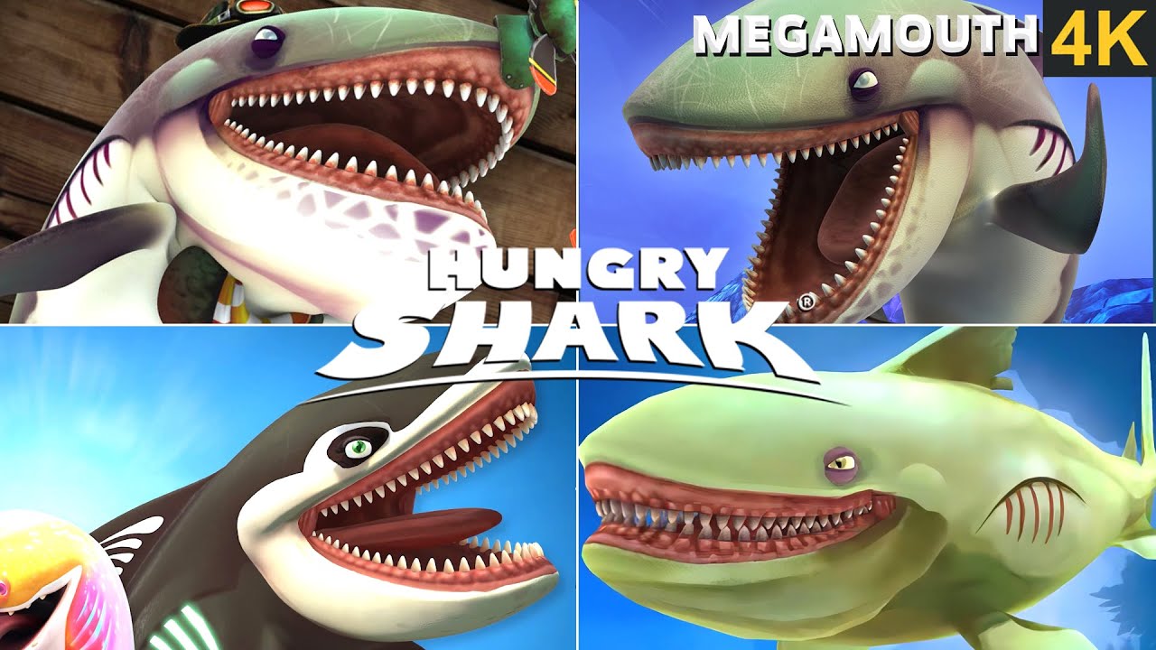 MEGAMOUTH ALL TRAILER & MOVIE THROUGH THE YEARS!!! (2010 - 2022) HUNGRY SHARK WORLD 4K