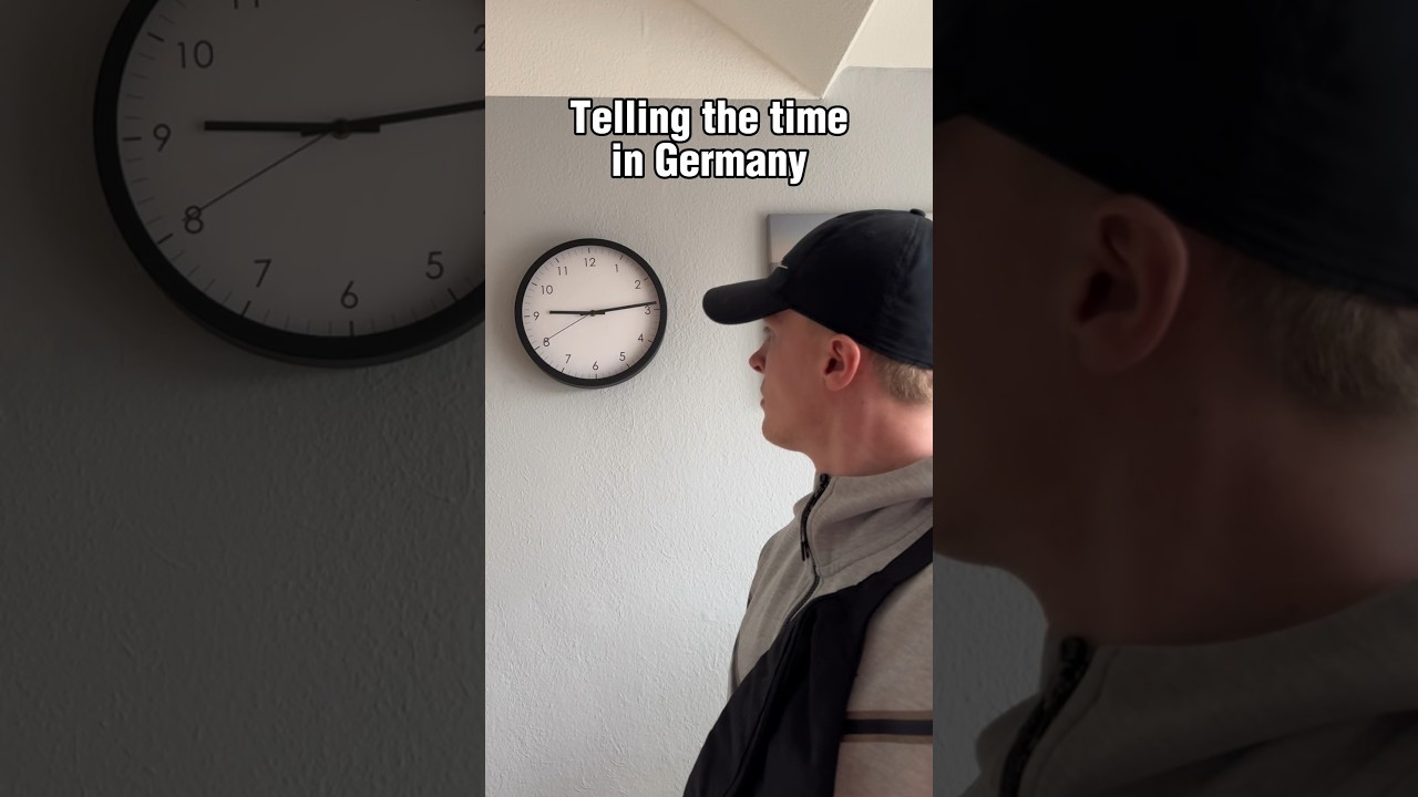 Telling the time in Germany - part 2