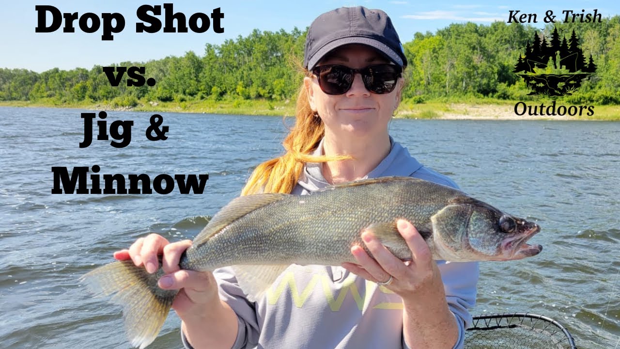 Walleye Fishing - Drop shot VS Jig and Minnow
