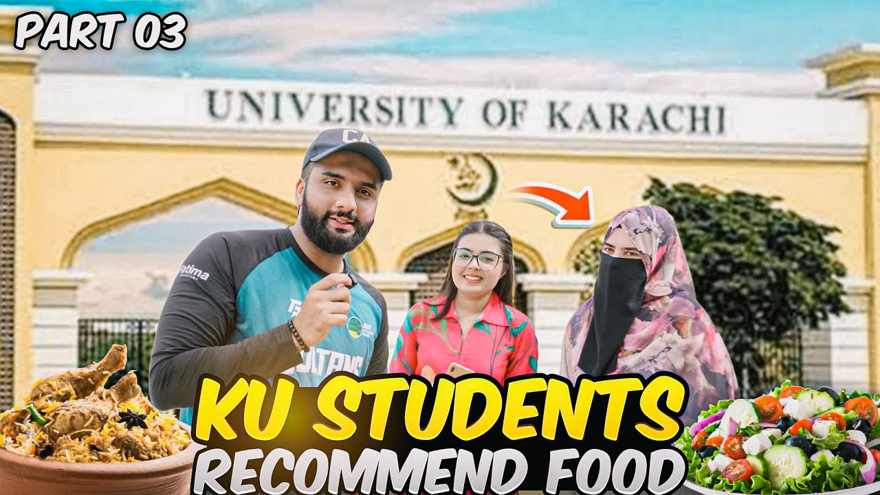Eating Karachi University Students Recommended Food !
