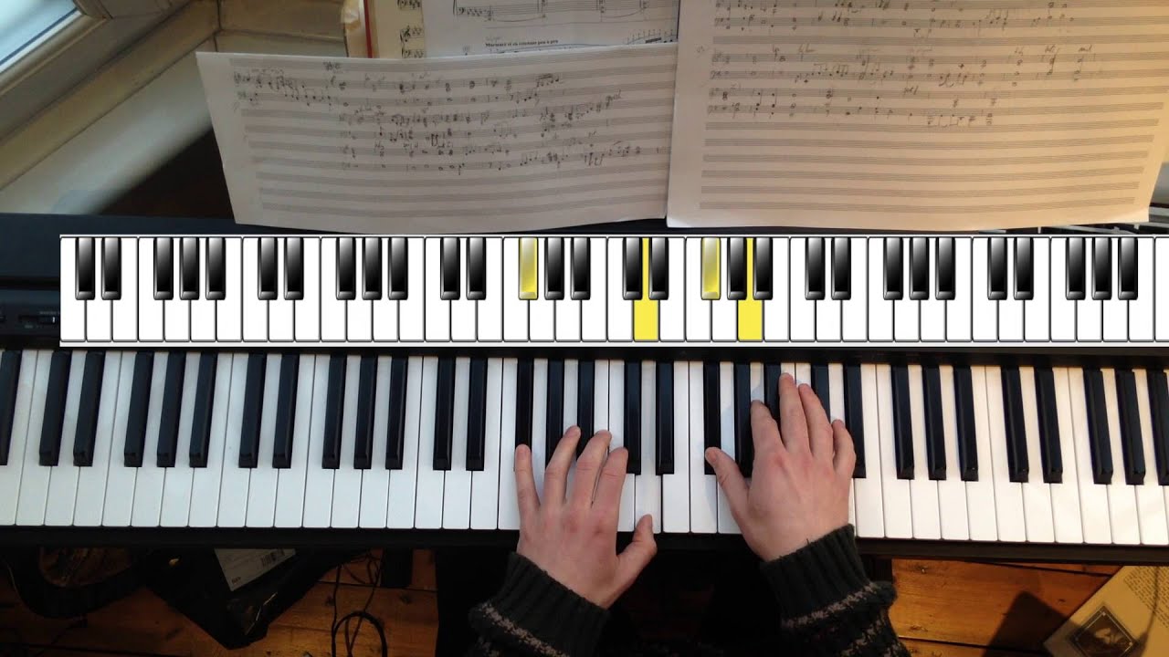 A Case Of You - James Blake Version - Piano Tutorial