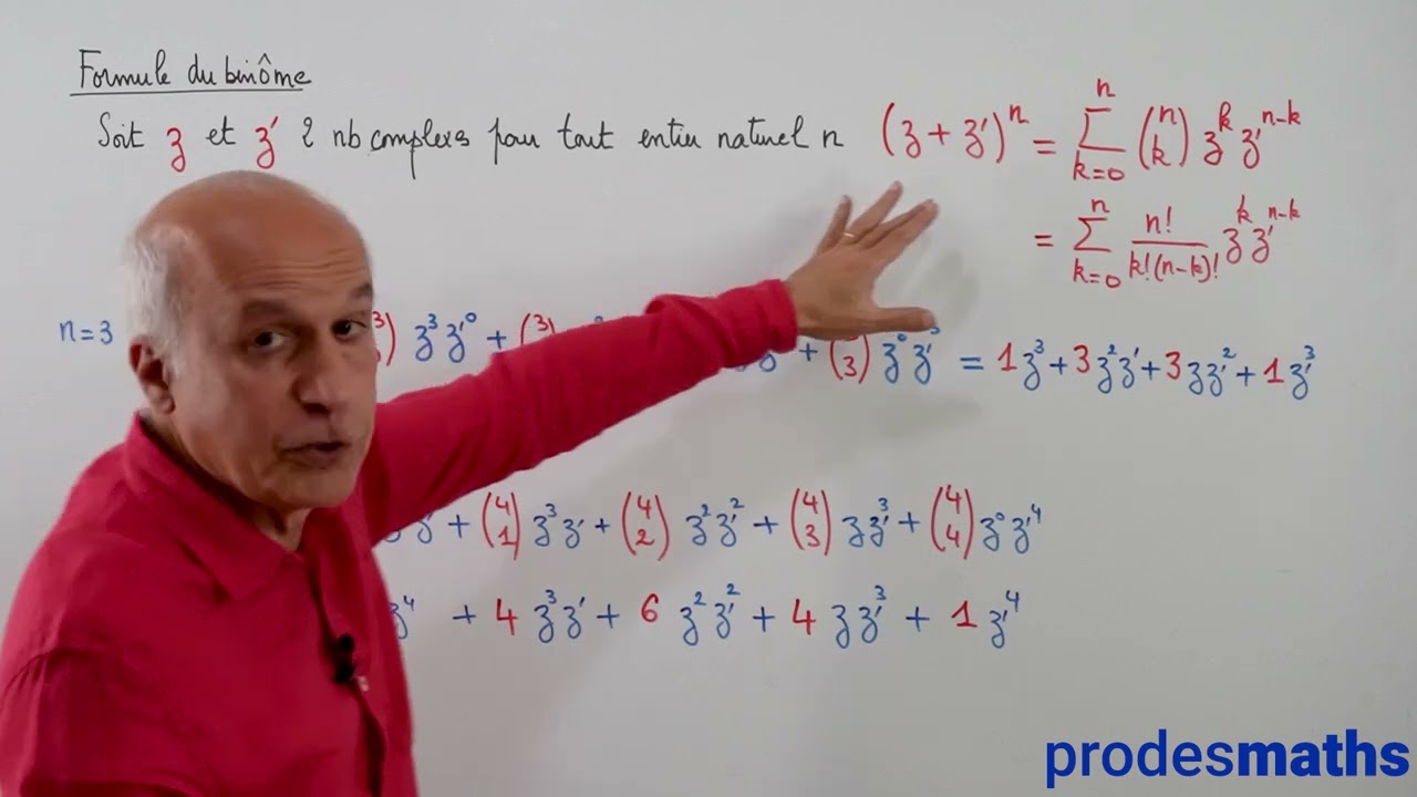 Expert - Nb Complexes - Formule du binôme.