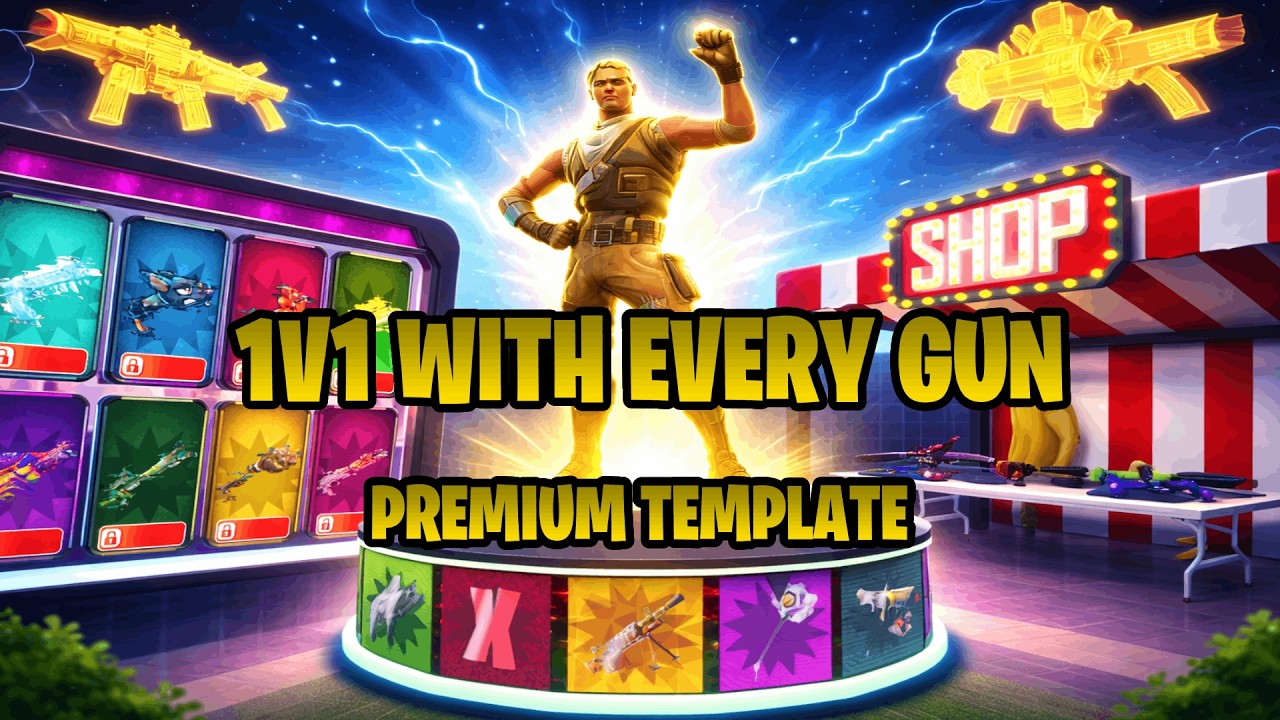 Premium 1v1 Every Gun Template (UEFN)