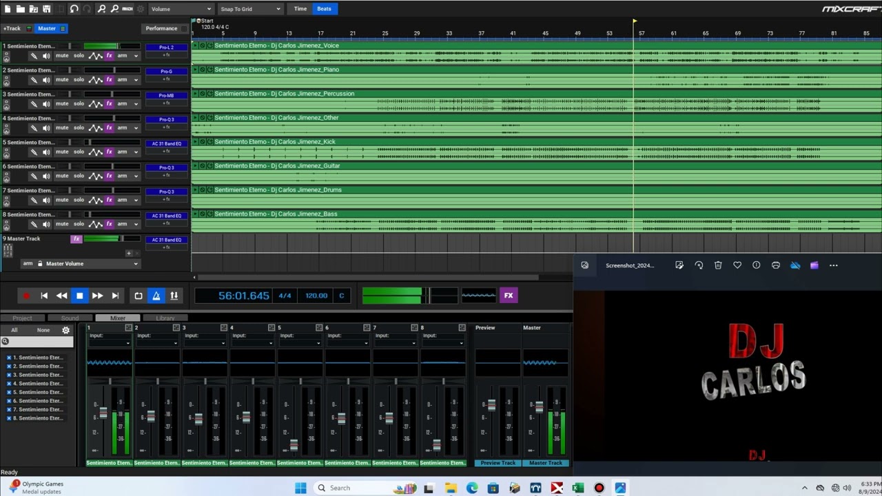 Sentimiento Eterno   Dj Carlos Jimenez Compositor