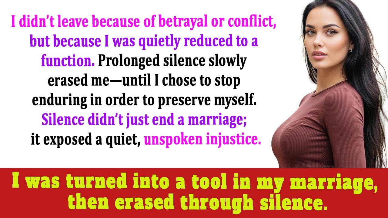 My Marriage Didn’t End With a Fight — It Ended With Silence