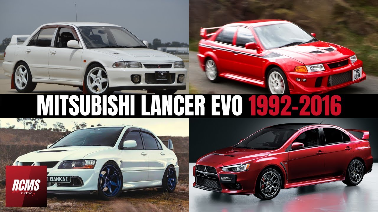 HISTORIA Y EVOLUCIÓN MITSUBISHI LANCER EVOLUTION (1992-2016) | RCMS CREW