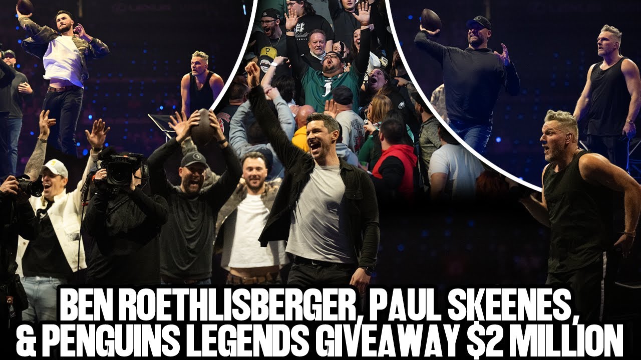 Ben Roethlisberger, Paul Skenes, Sidney Crosby & More Pittsburgh Legends Give Away $2 Million
