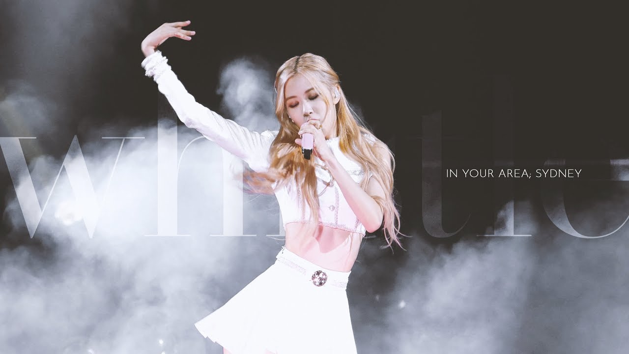 190615 BLACKPINK ROSÉ 로제 IN YOUR AREA Sydney 직캠 - 휘파람 Whistle