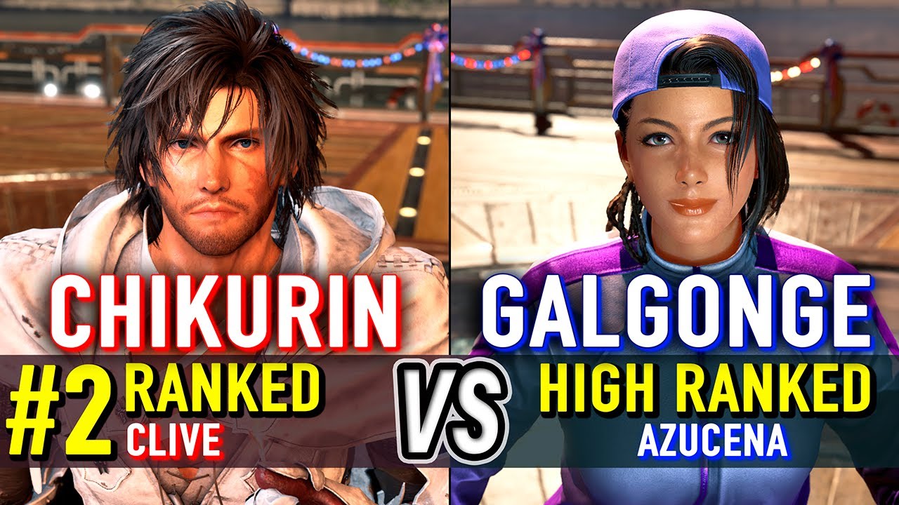 T8 🔥 CHIKURIN (#2 Ranked Clive) vs GALGONGE (High Ranked Azucena) 🔥 Tekken 8 High Level Gameplay