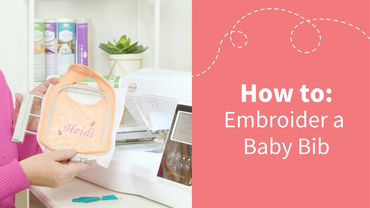 How to Embroider a Baby Bib