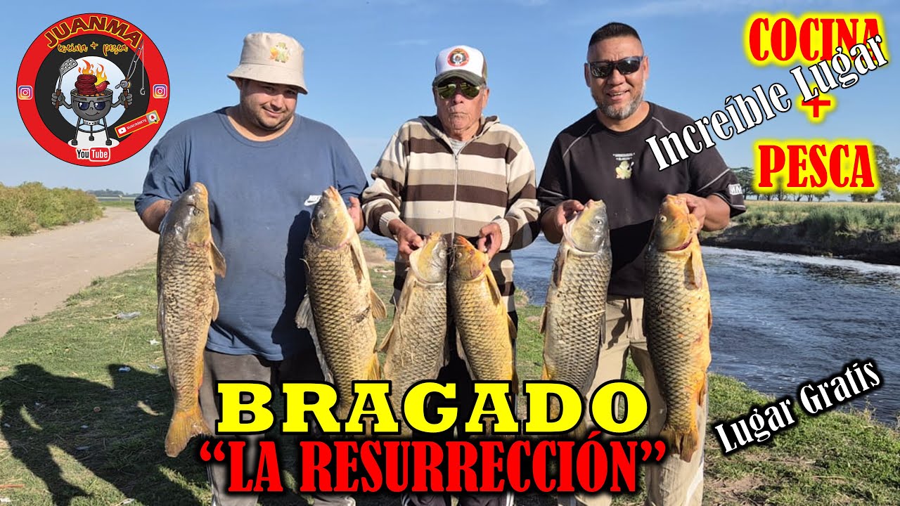 VOLVIÓ LA PESCA A BRAGADO!! LUGAR GRATIS!!!