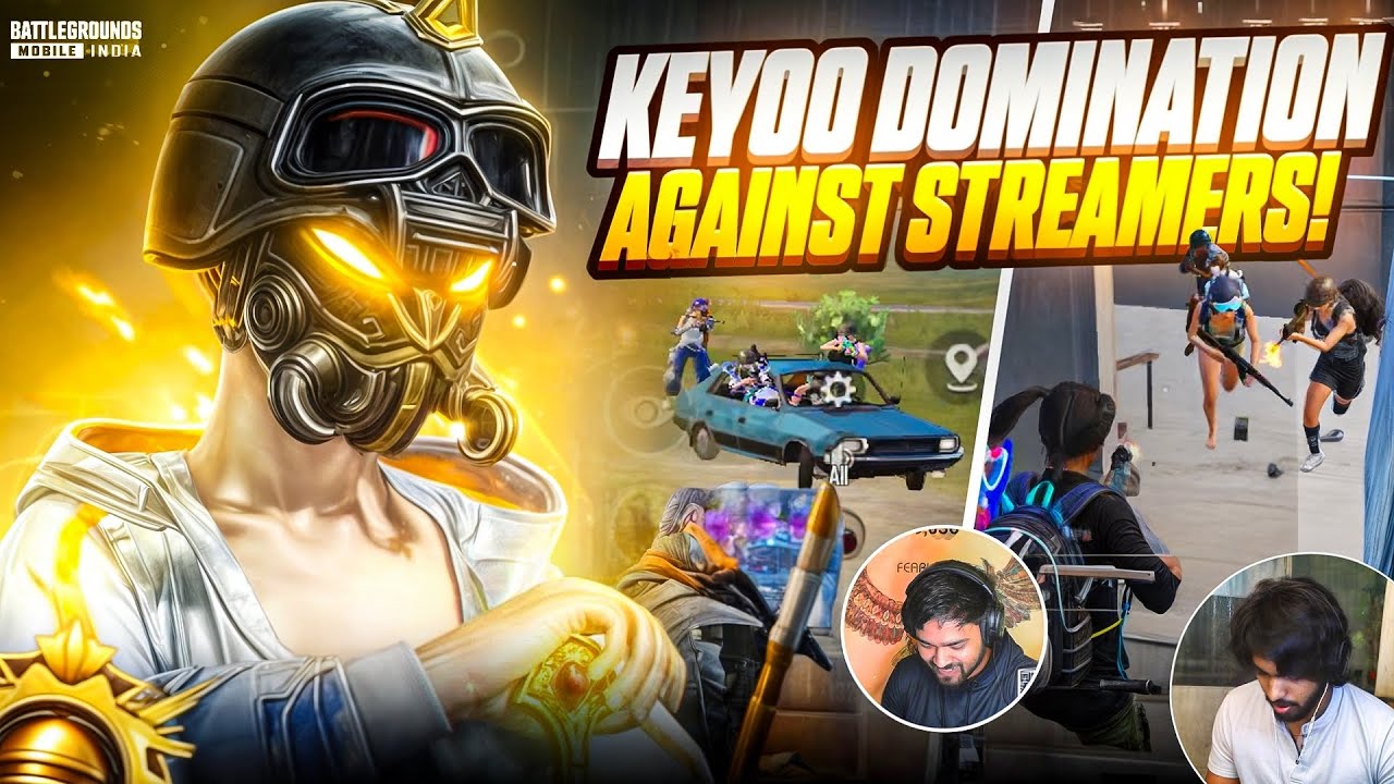 Keyoo DOMINATION Against 5+ STREAMERS 🤯🔥 Keyoo Vs Streamers 💀