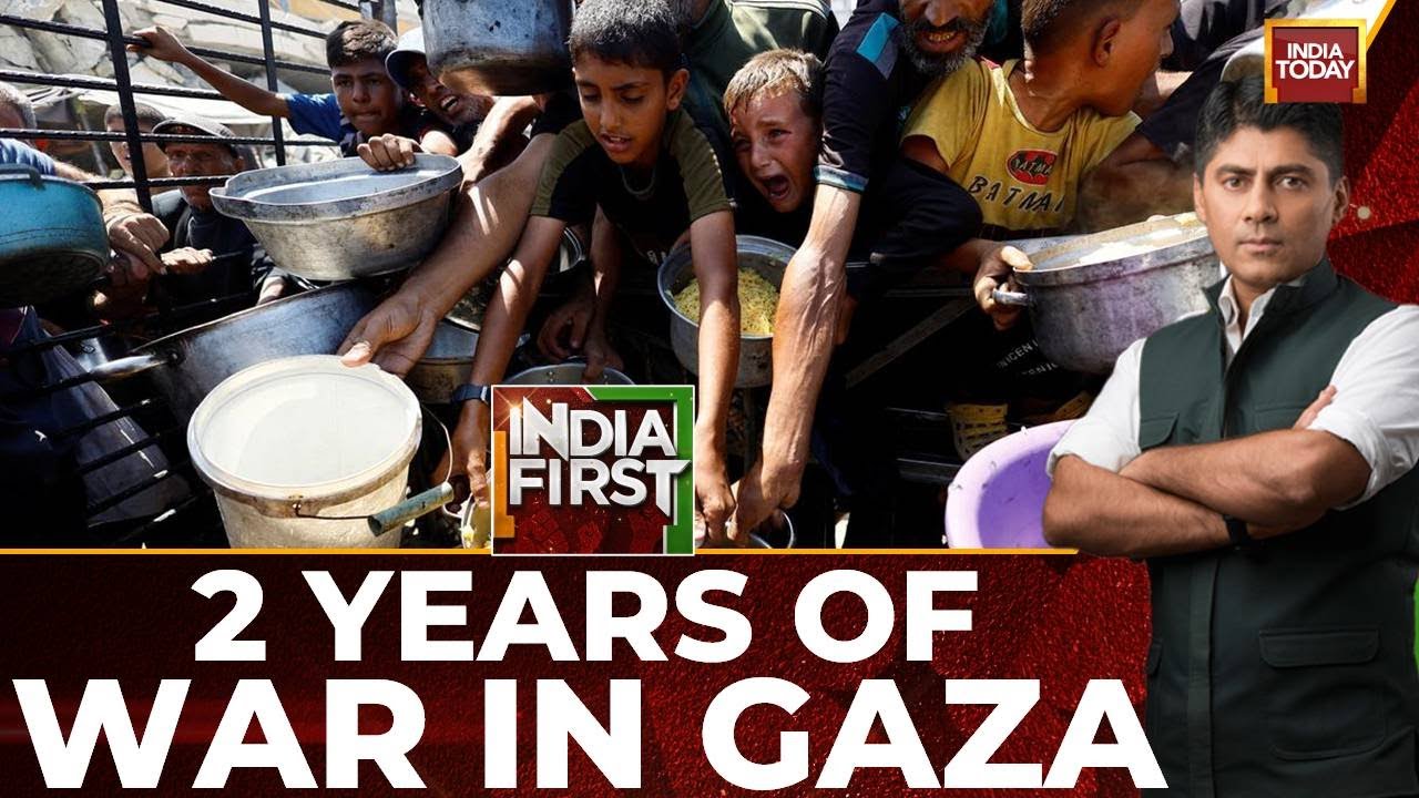 Democratic Newsroom: Two Years Of War In Gaza, The Big  'Genocide' Debate | India Today