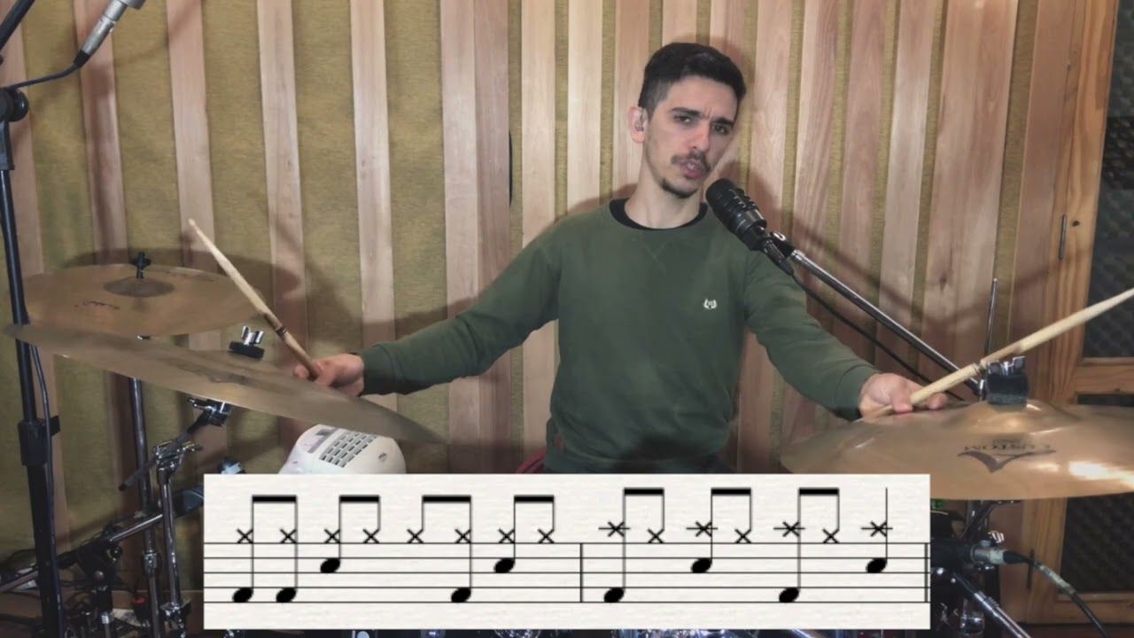 10 - Bajan (Como tocar en batería) - Las Batas del Flaco Spinetta - Drumcover